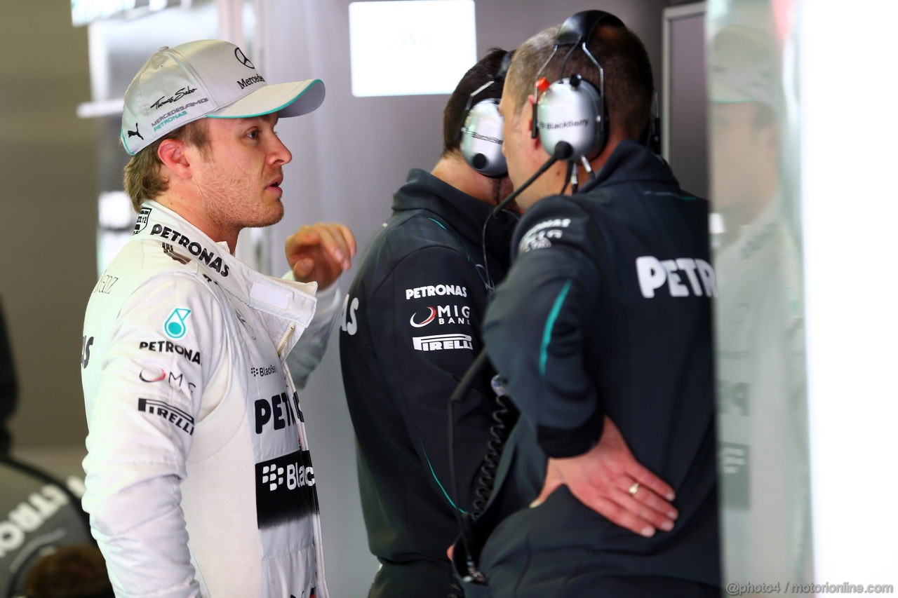 GP SPAGNA, 10.05.2013- Prove Libere 1, Nico Rosberg (GER) Mercedes AMG F1 W04