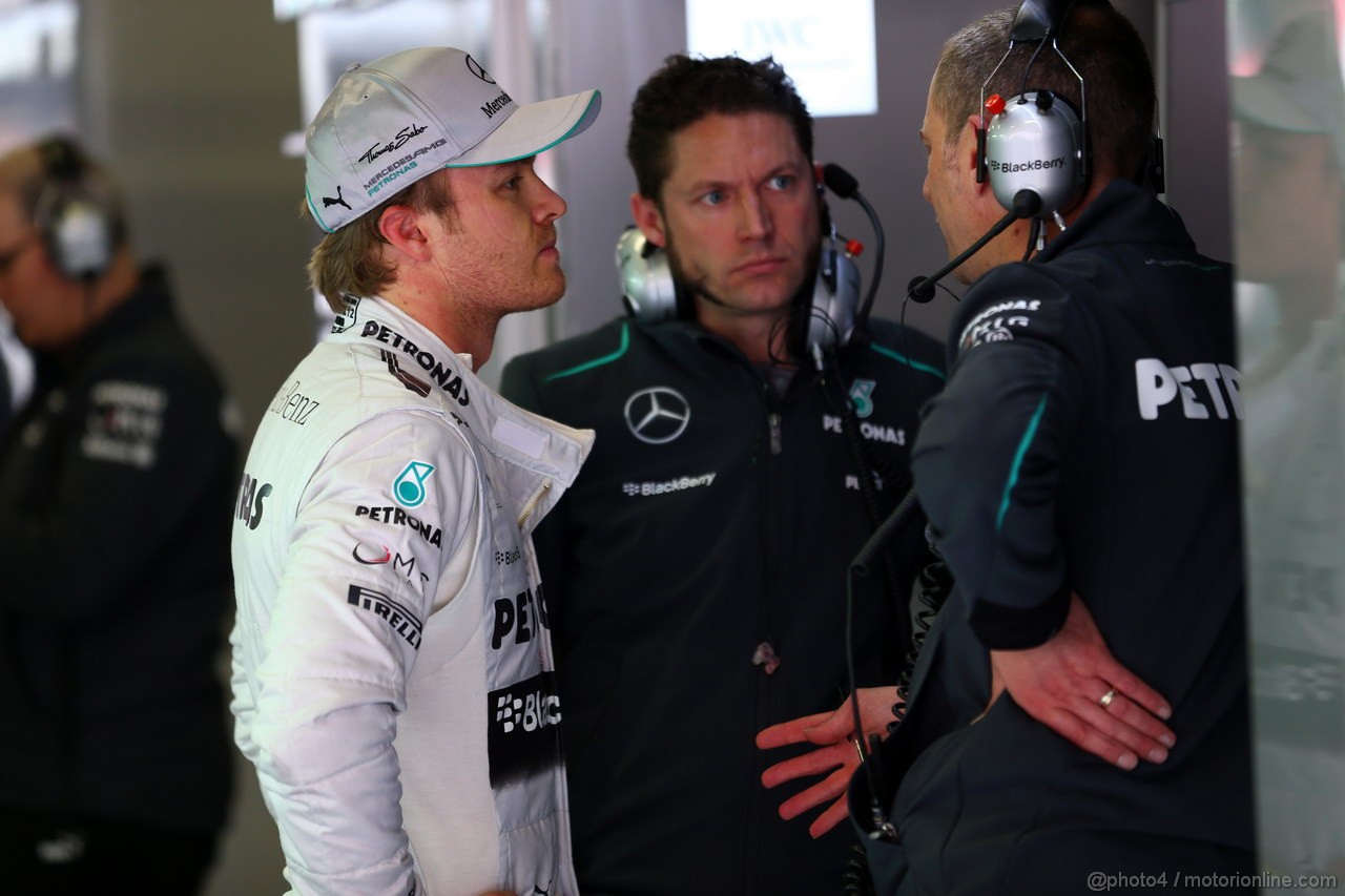 GP SPAGNA, 10.05.2013- Prove Libere 1, Nico Rosberg (GER) Mercedes AMG F1 W04 