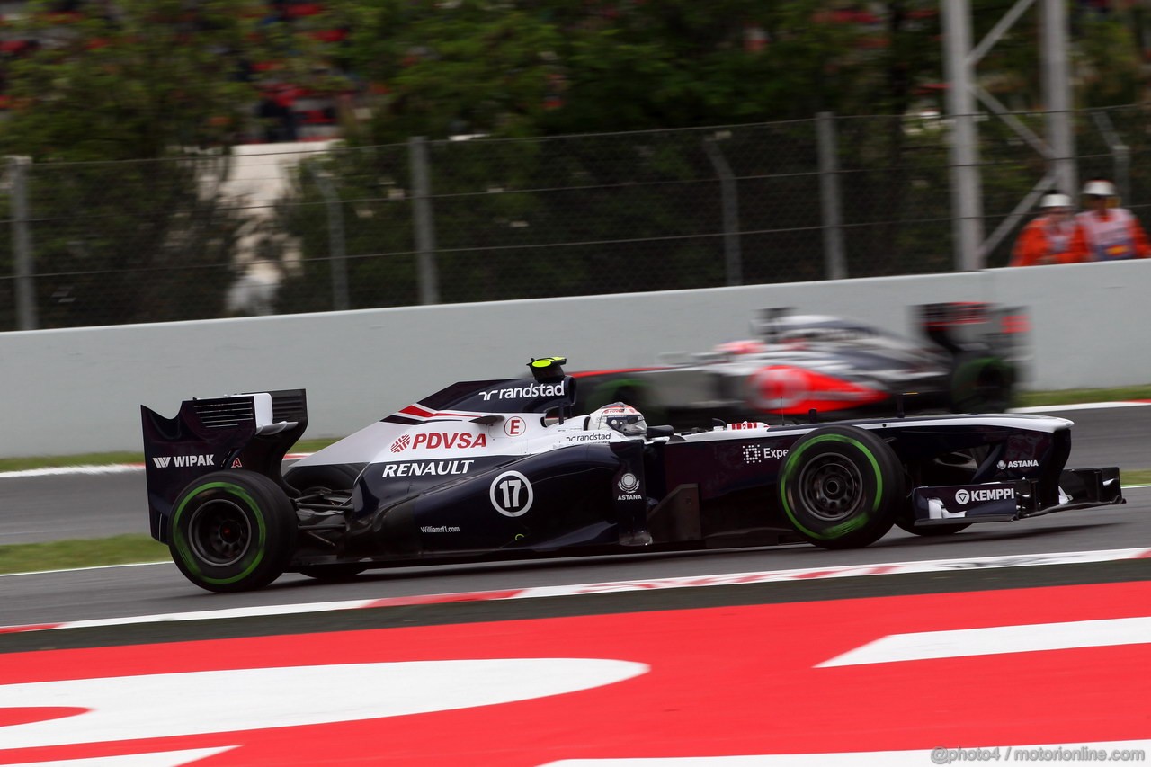 GP SPAGNA, 10.05.2013- Prove Libere 1, Valtteri Bottas (FIN), Williams F1 Team FW35 