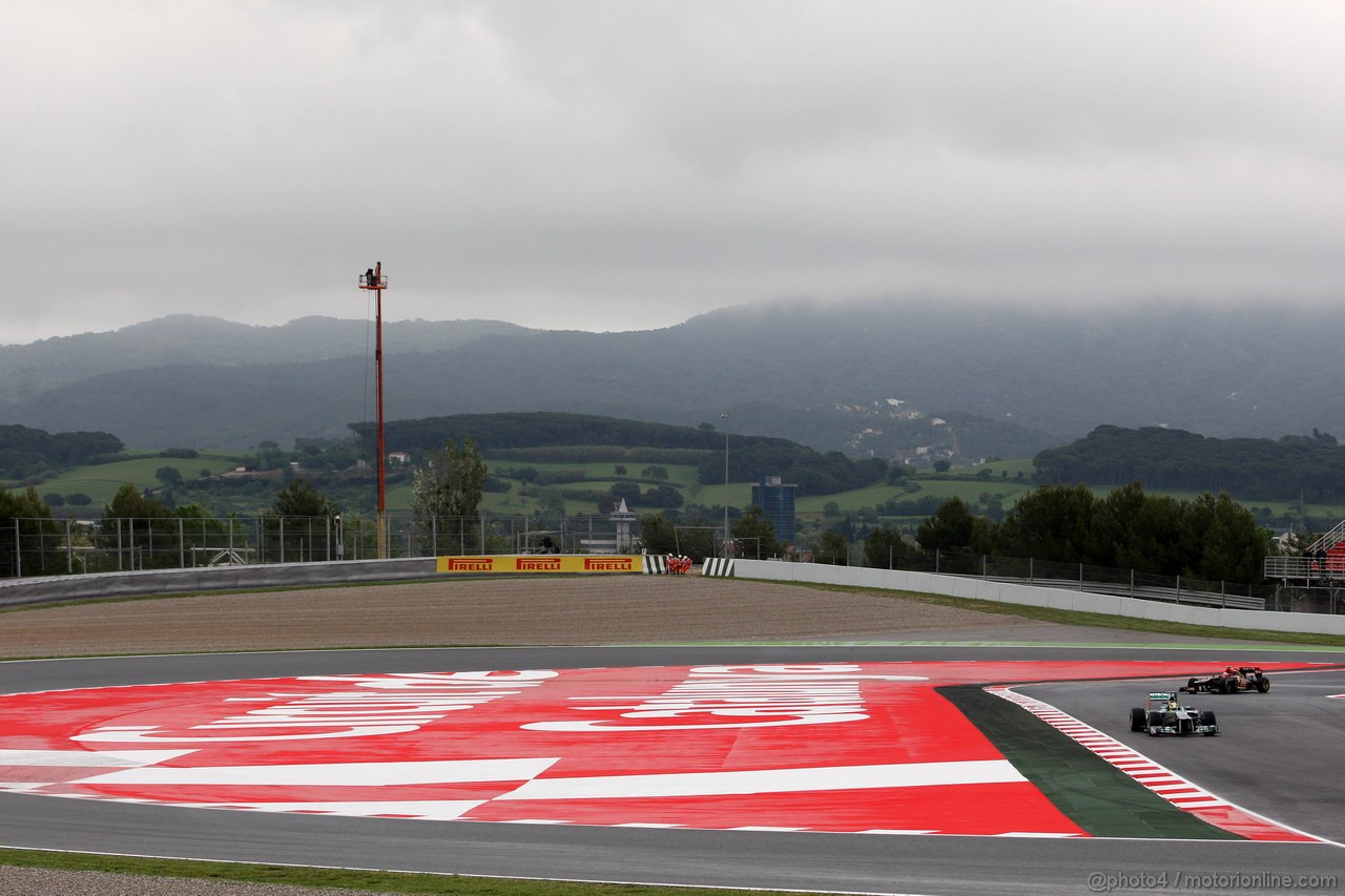 GP SPAGNA, 10.05.2013- Prove Libere 1, Nico Rosberg (GER) Mercedes AMG F1 W04 