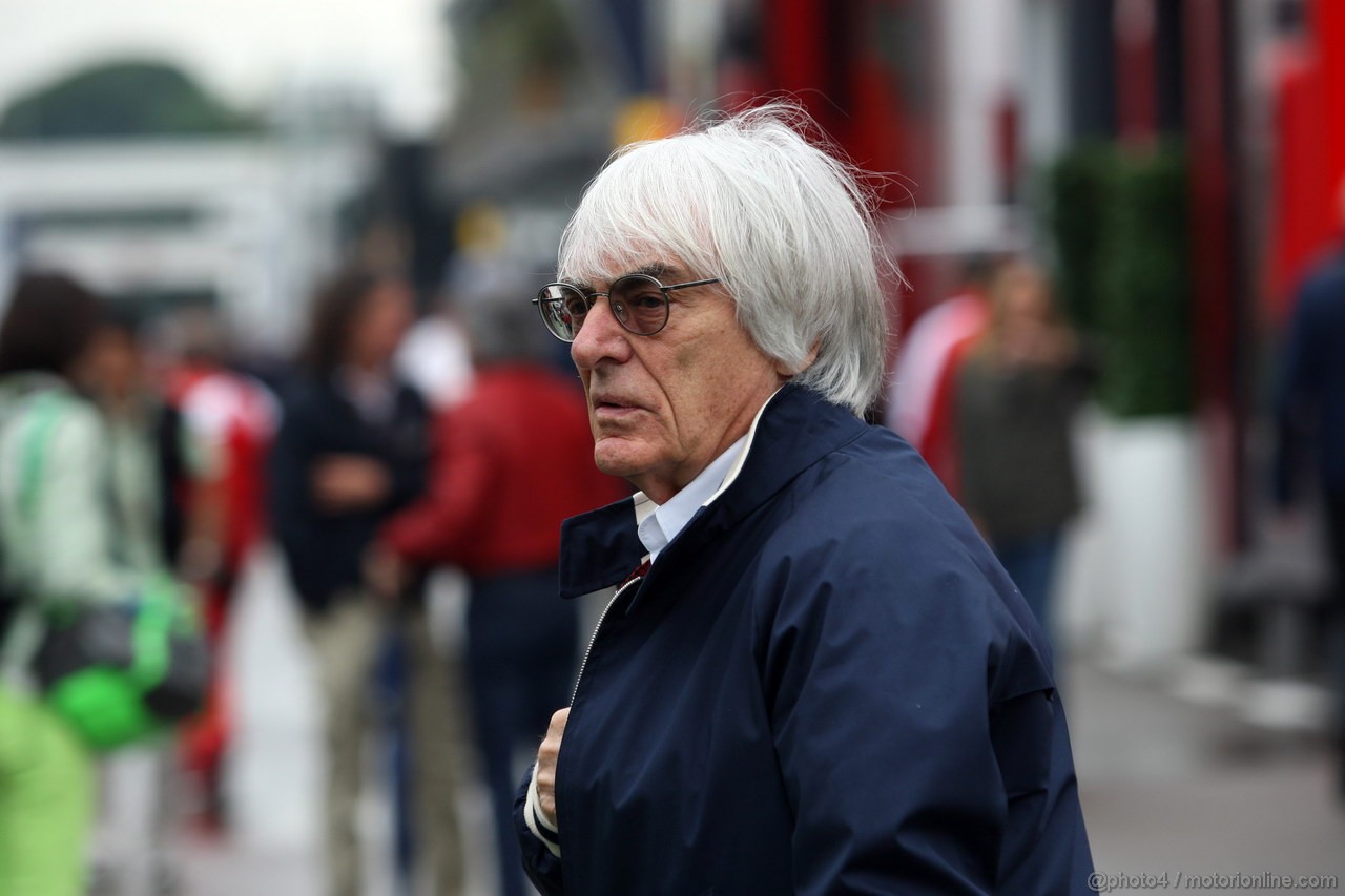 GP SPAGNA, 10.05.2013- Prove Libere 1, Bernie Ecclestone (GBR), President e CEO of Formula One Management  