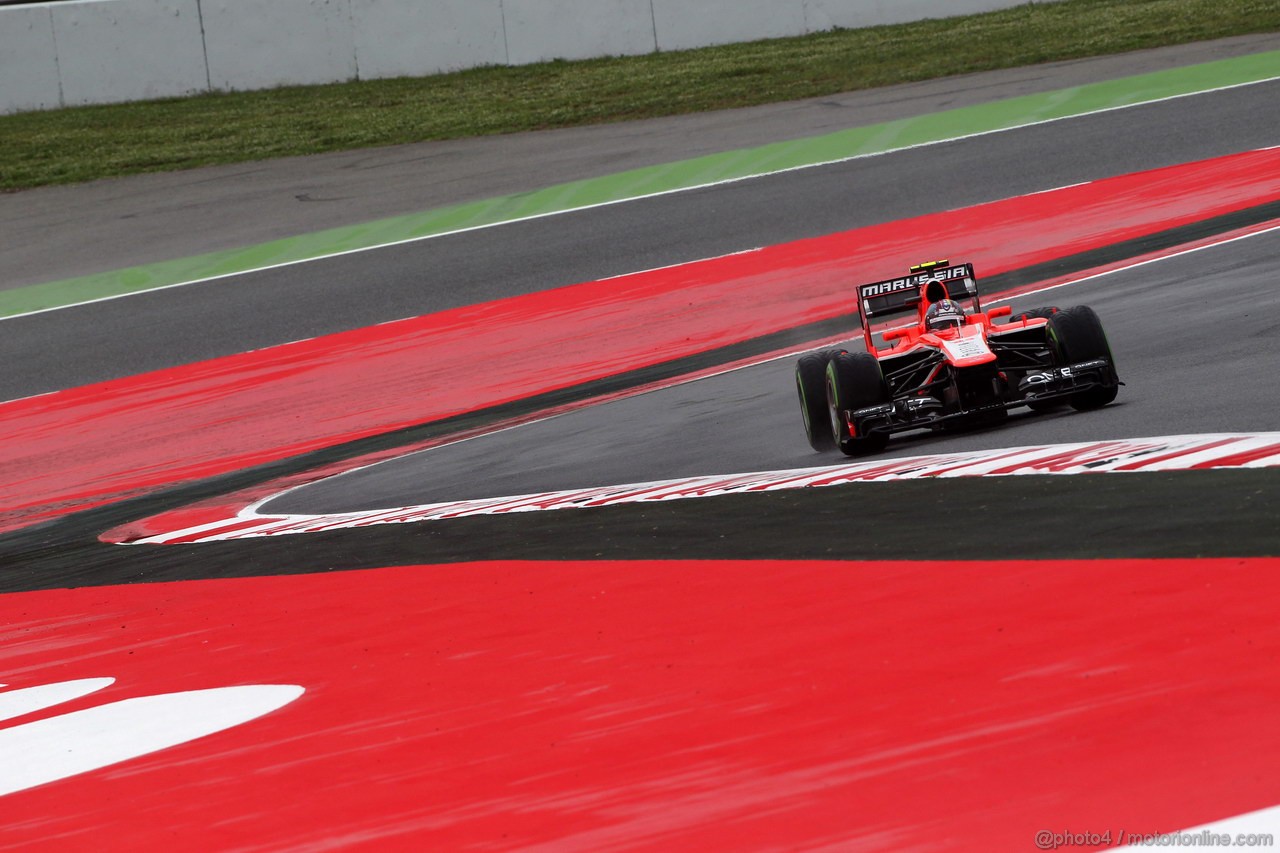 GP SPAGNA, 10.05.2013- Prove Libere 1, Max Chilton (GBR), Marussia F1 Team MR02 