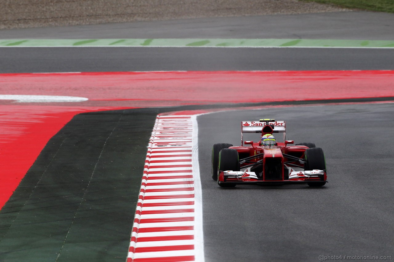 GP SPAGNA, 10.05.2013- Prove Libere 1, Felipe Massa (BRA) Ferrari F138 