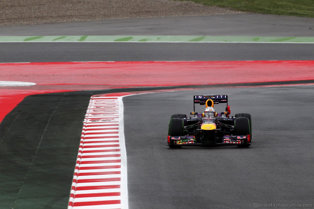 GP SPAGNA, 10.05.2013- Prove Libere 1, Sebastian Vettel (GER) Red Bull Racing RB9 