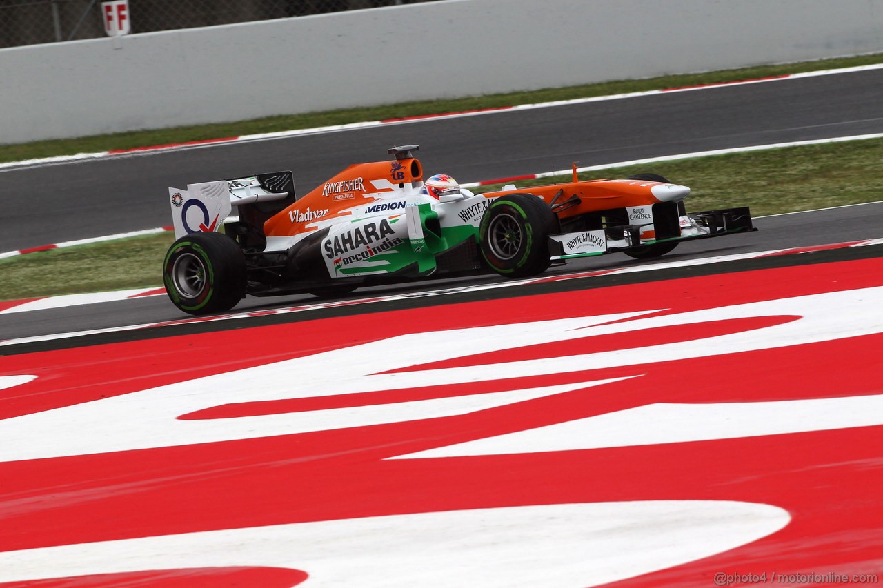 GP SPAGNA, 10.05.2013- Prove Libere 1, Paul di Resta (GBR) Sahara Force India F1 Team VJM06 