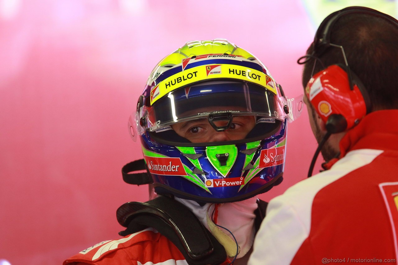 GP SPAGNA, 10.05.2013- Prove Libere 1, Felipe Massa (BRA) Ferrari F138 