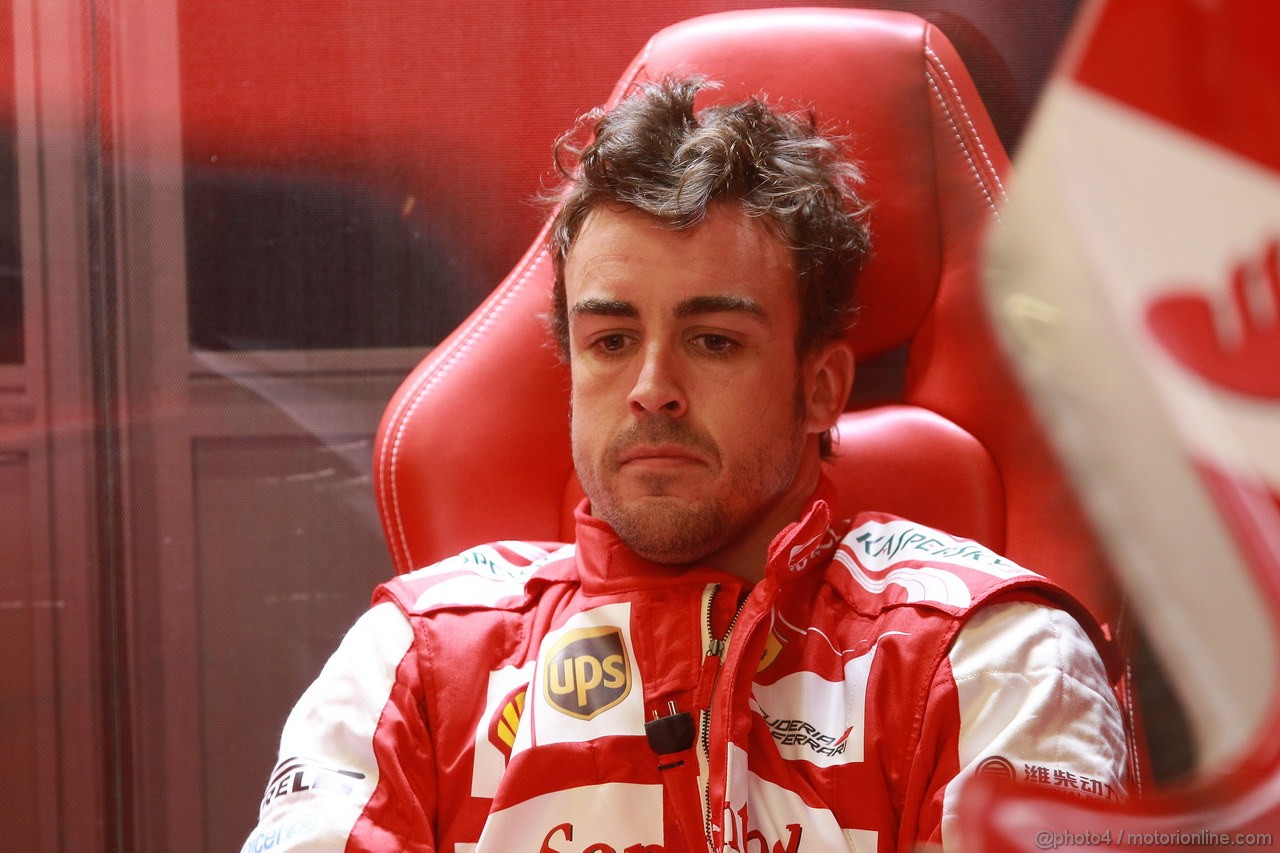 GP SPAGNA, 10.05.2013- Prove Libere 1, Fernando Alonso (ESP) Ferrari F138 