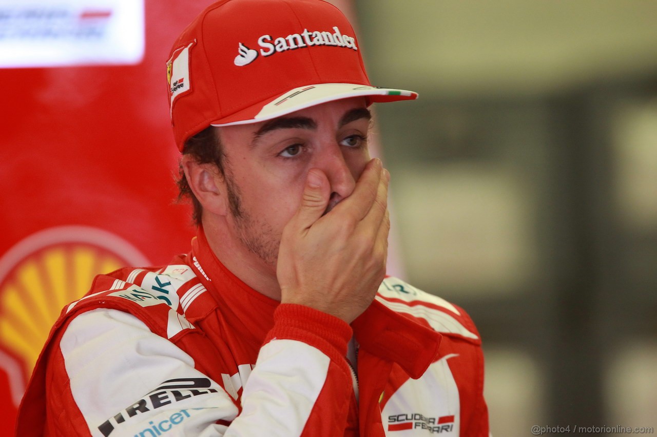 GP SPAGNA, 10.05.2013- Prove Libere 1, Fernando Alonso (ESP) Ferrari F138