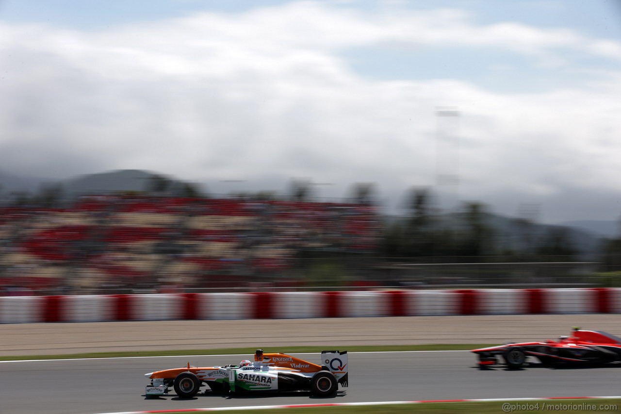 GP SPAGNA, 10.05.2013- Prove Libere 2, Adrian Sutil (GER), Sahara Force India F1 Team VJM06 