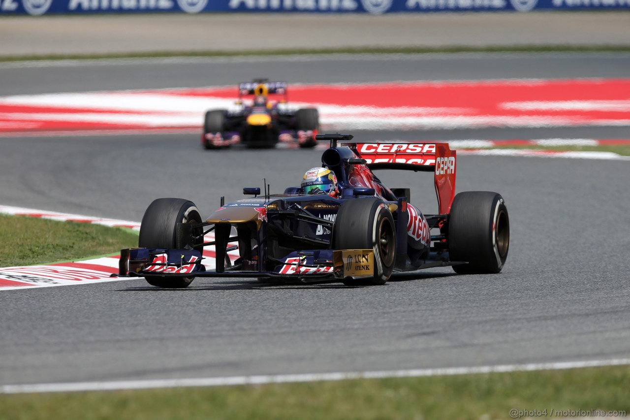 GP SPAGNA, 10.05.2013- Prove Libere 2, Jean-Eric Vergne (FRA) Scuderia Toro Rosso STR8 