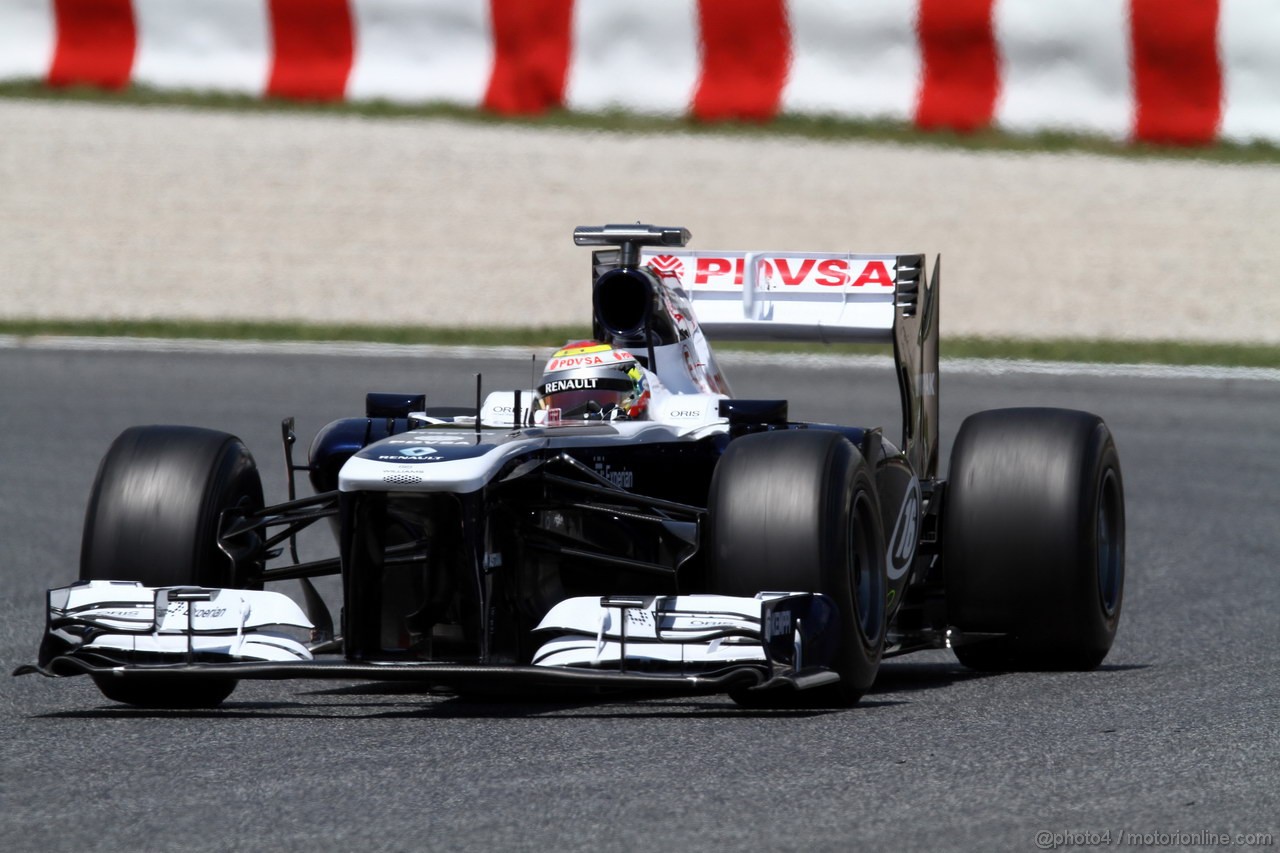 GP SPAGNA, 10.05.2013- Prove Libere 2, Pastor Maldonado (VEN) Williams F1 Team FW35 