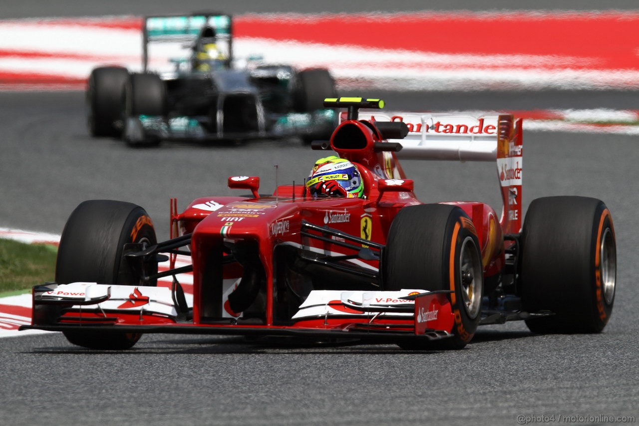 GP SPAGNA, 10.05.2013- Prove Libere 2, Felipe Massa (BRA) Ferrari F138 