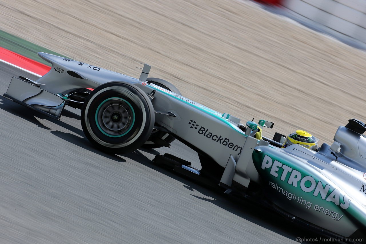 GP SPAGNA, 10.05.2013- Prove Libere 2, Nico Rosberg (GER) Mercedes AMG F1 W04 