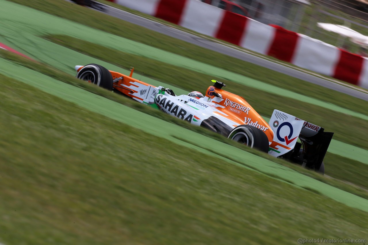 GP SPAGNA, 10.05.2013- Prove Libere 2, Adrian Sutil (GER), Sahara Force India F1 Team VJM06 