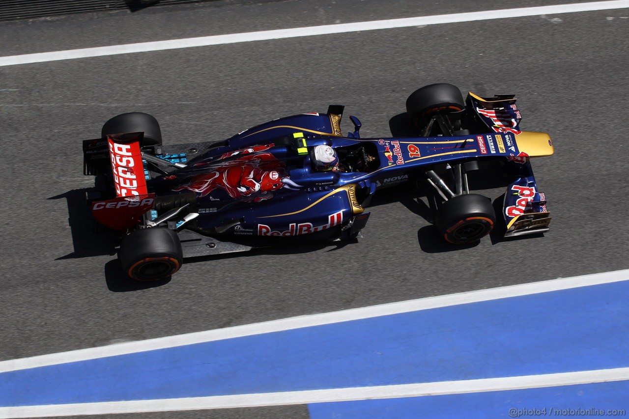 GP SPAGNA, 10.05.2013- Prove Libere 2, Daniel Ricciardo (AUS) Scuderia Toro Rosso STR8 