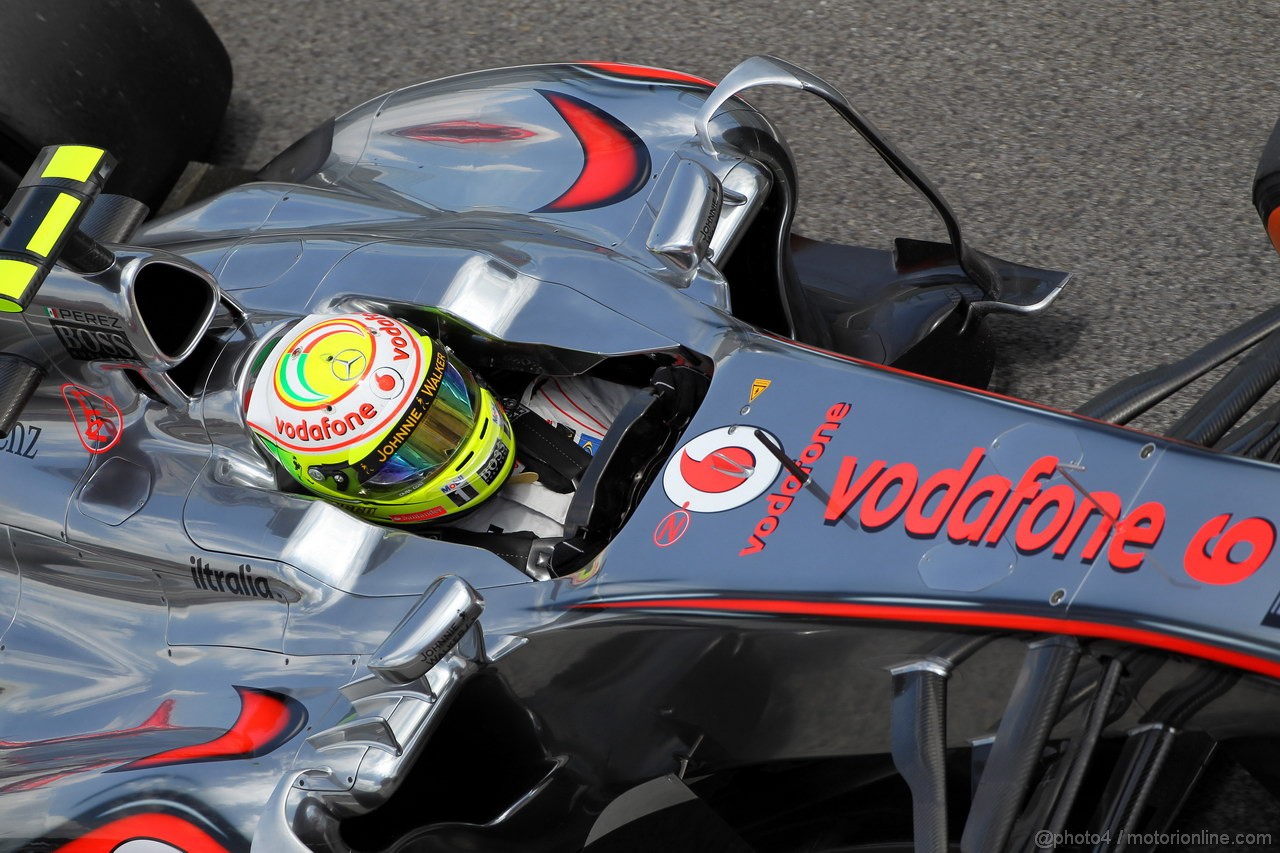 GP SPAGNA, 10.05.2013- Prove Libere 2, Sergio Perez (MEX) McLaren MP4-28 