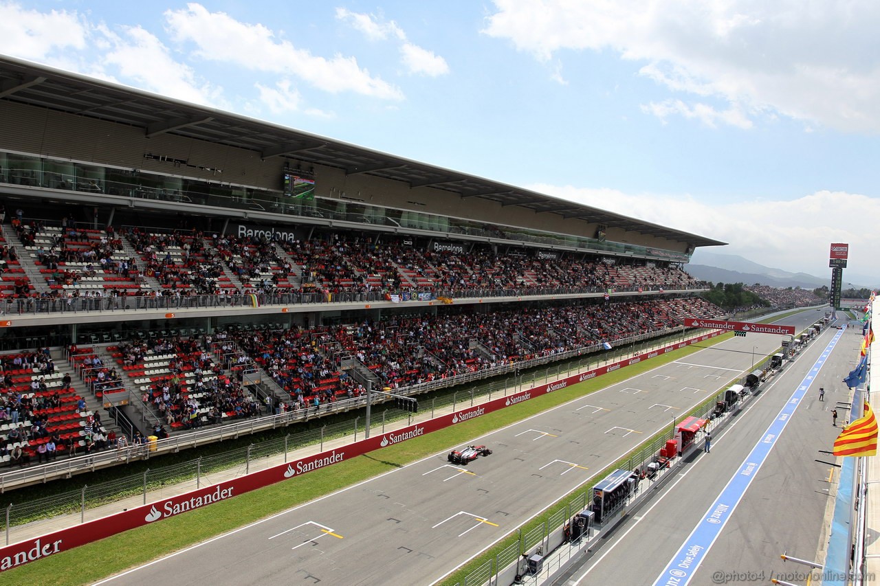 GP SPAGNA, 10.05.2013- Prove Libere 2, Sergio Perez (MEX) McLaren MP4-28 