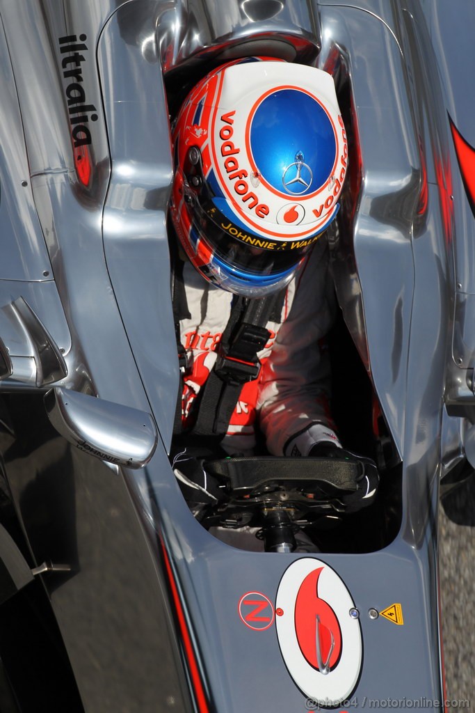 GP SPAGNA, 10.05.2013- Prove Libere 2, Jenson Button (GBR) McLaren Mercedes MP4-28  