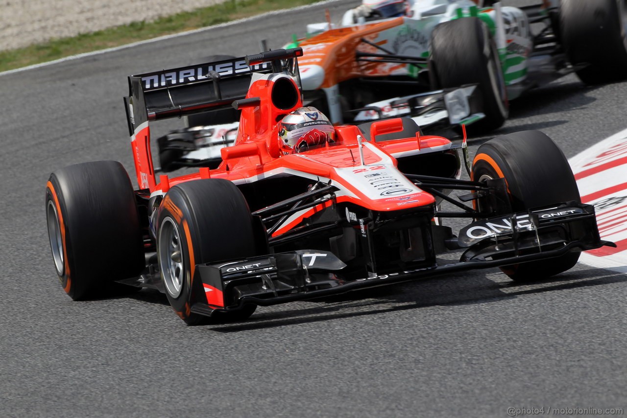 GP SPAGNA, 10.05.2013- Prove Libere 2, Jules Bianchi (FRA) Marussia F1 Team MR02 