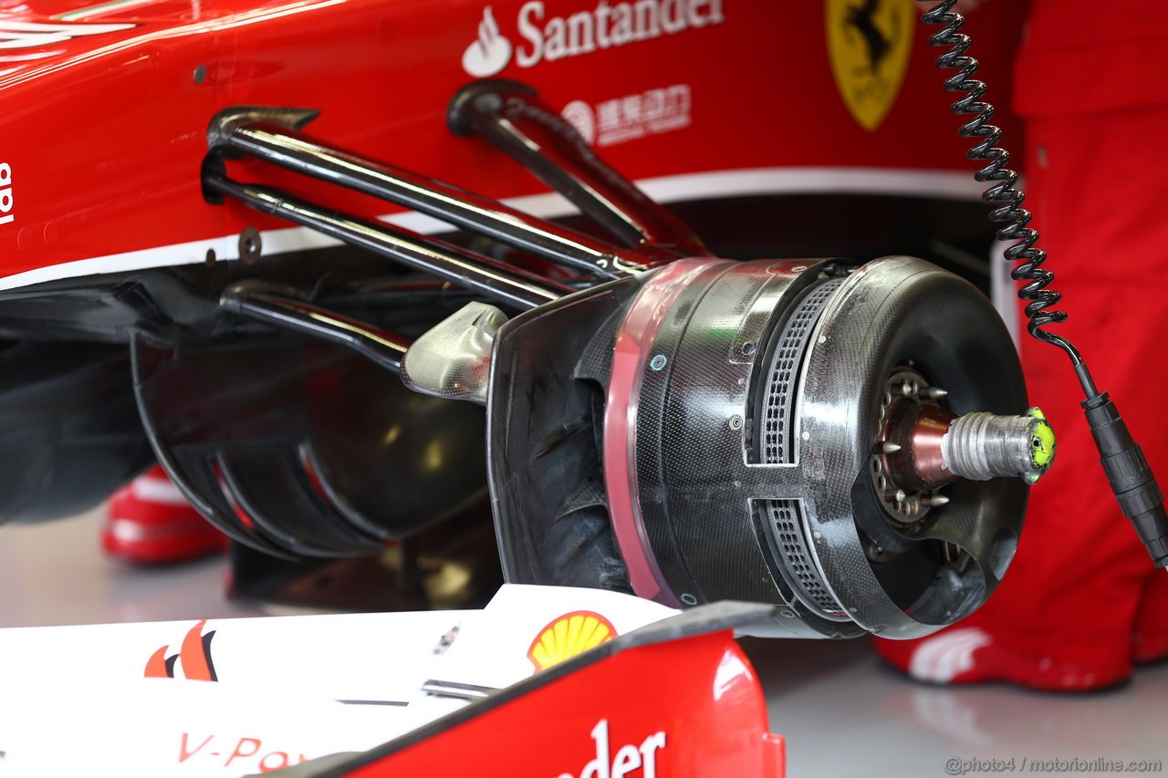 GP SPAGNA, 10.05.2013- Prove Libere 2, Ferrari F138, detail