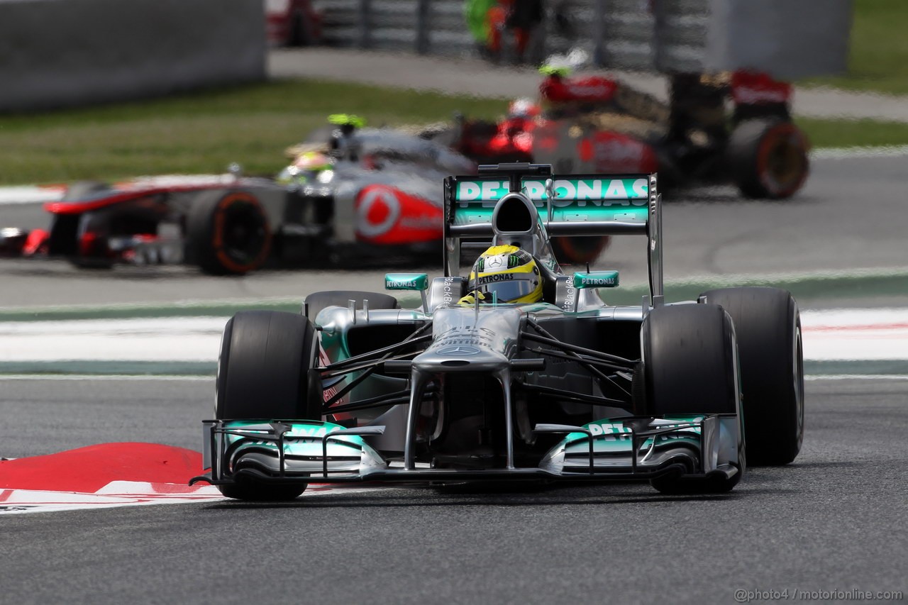 GP SPAGNA, 10.05.2013- Prove Libere 2, Nico Rosberg (GER) Mercedes AMG F1 W04 