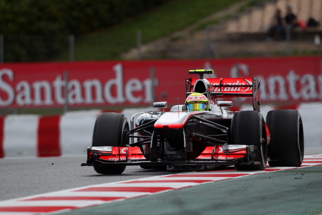 GP SPAGNA, 10.05.2013- Prove Libere 2, Sergio Perez (MEX) McLaren MP4-28 