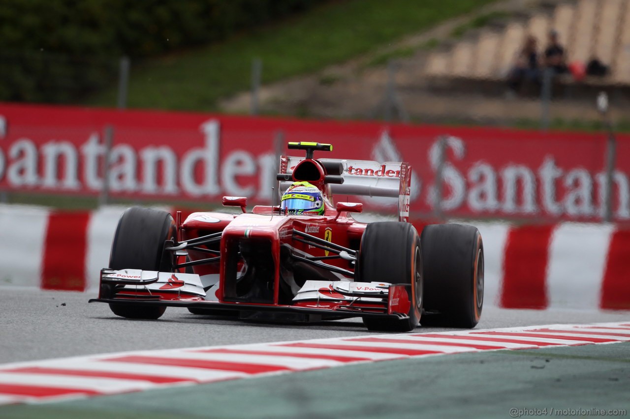 GP SPAGNA, 10.05.2013- Prove Libere 2, Felipe Massa (BRA) Ferrari F138 