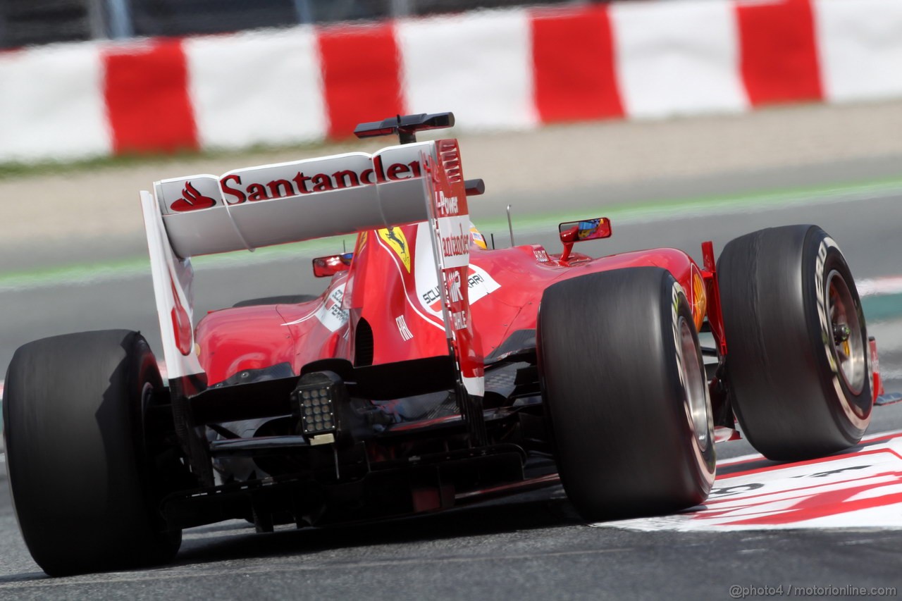 GP SPAGNA, 10.05.2013- Prove Libere 2, Fernando Alonso (ESP) Ferrari F138 