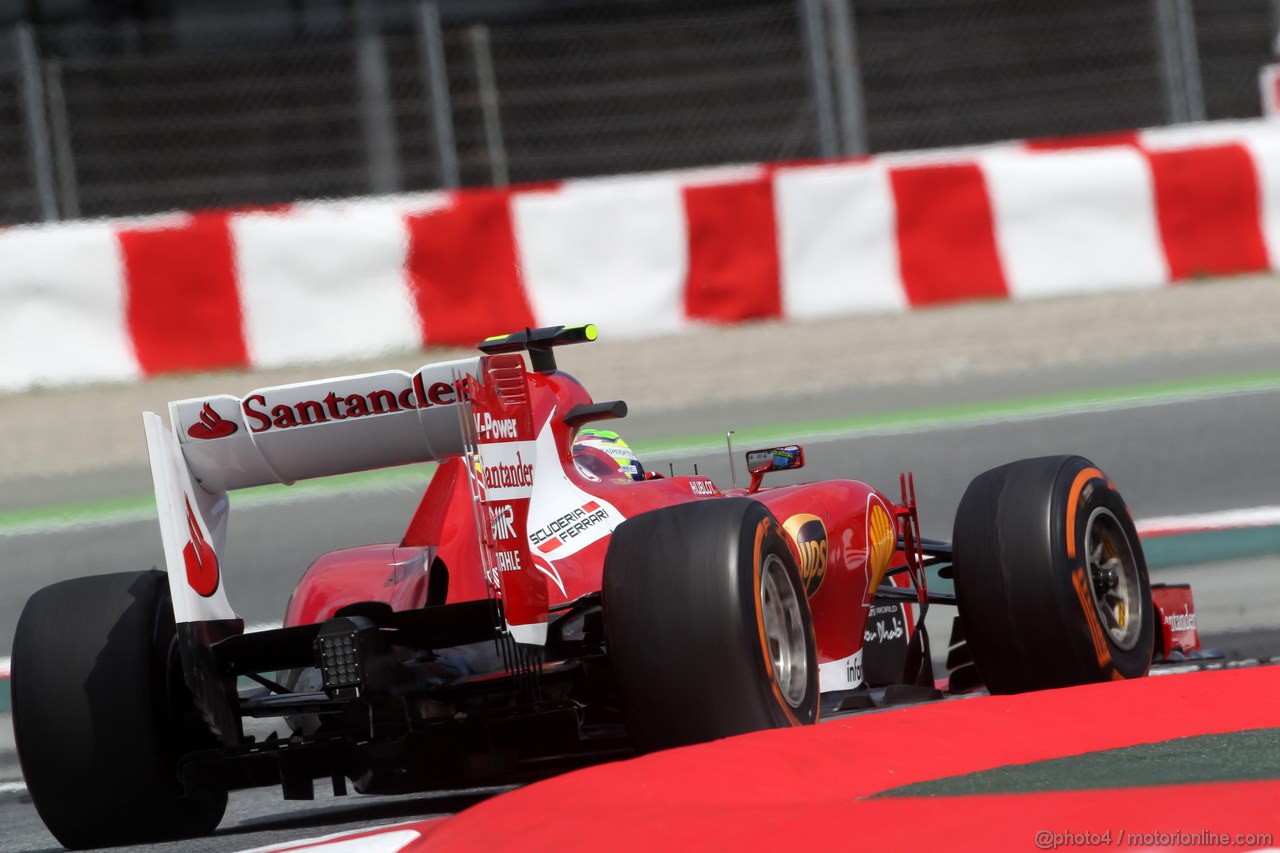 GP SPAGNA, 10.05.2013- Prove Libere 2, Felipe Massa (BRA) Ferrari F138 