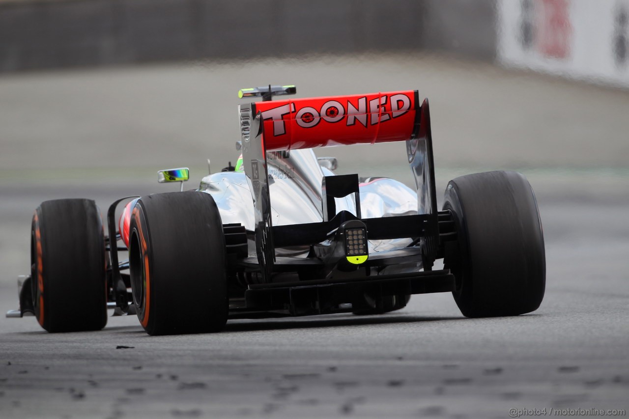 GP SPAGNA, 10.05.2013- Prove Libere 2, Sergio Perez (MEX) McLaren MP4-28 