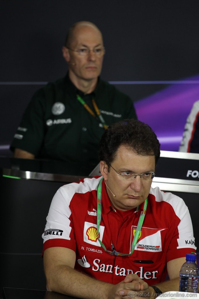 GP SPAGNA, 10.05.2013- Conferenza Stampa, Nikolas Tombazis(GRE) Chief Designer, Ferrari 