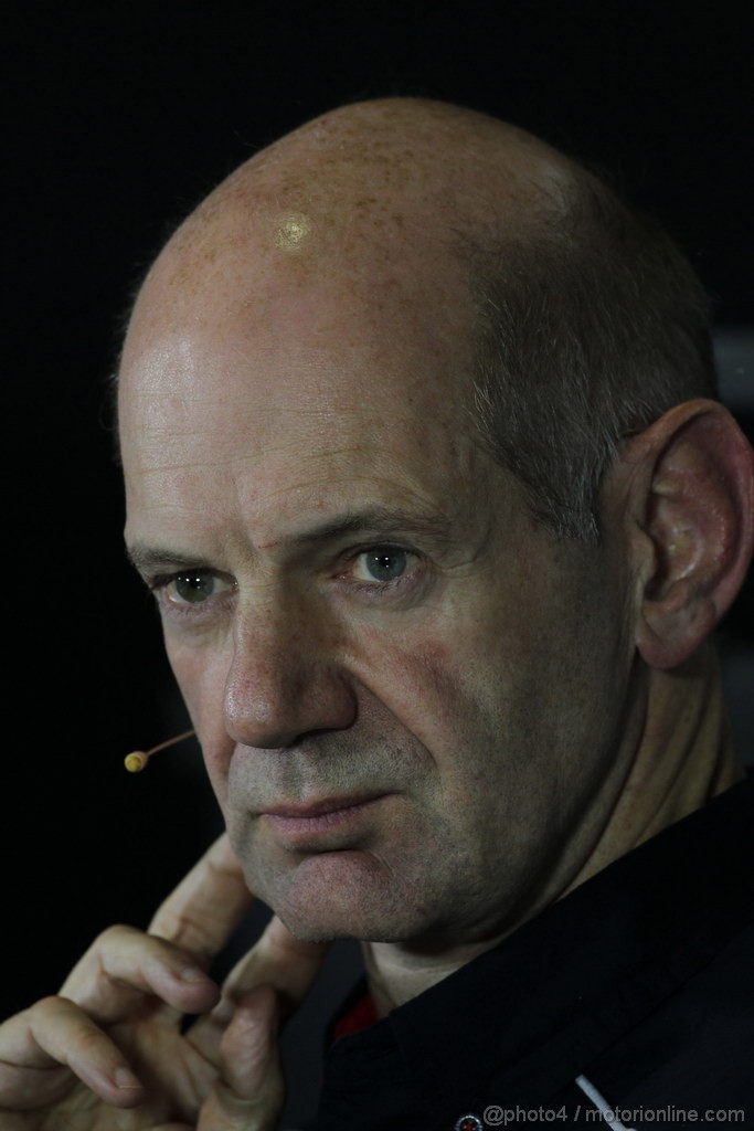 GP SPAGNA, 10.05.2013- Conferenza Stampa, Adrian Newey (GBR), Red Bull Racing , Technical Operations Director 