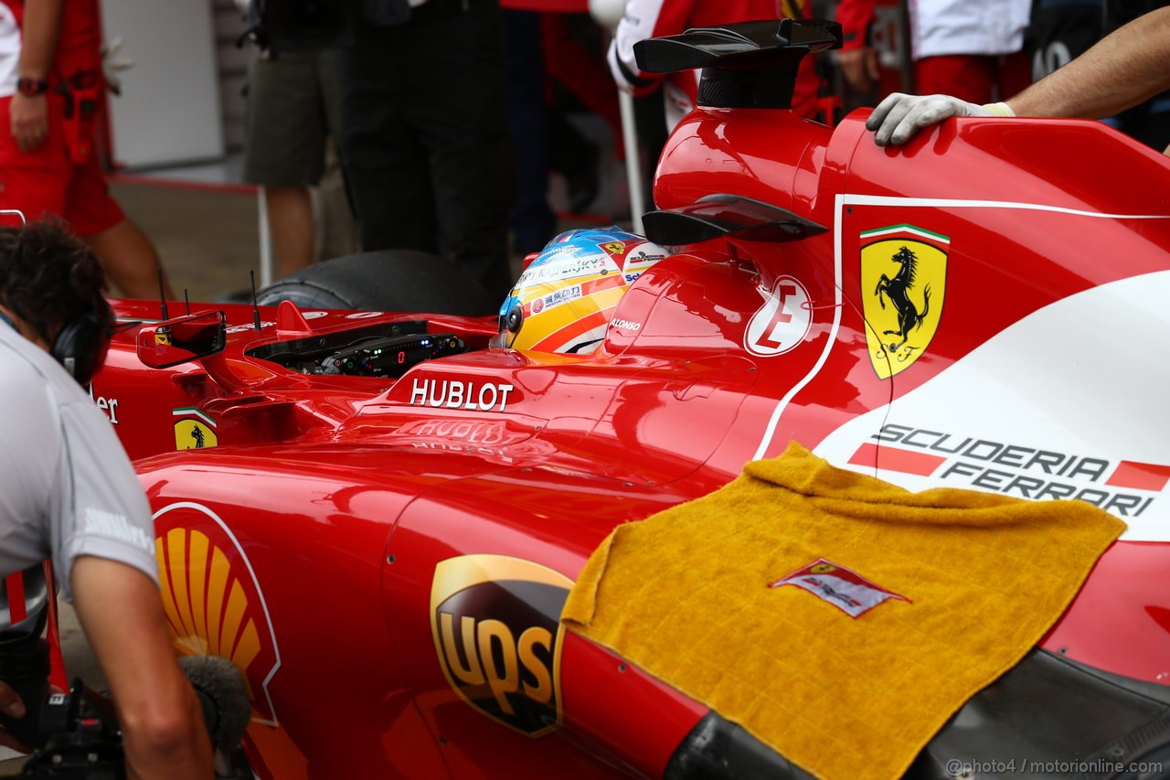 GP SPAGNA, 10.05.2013- Prove Libere 2, Fernando Alonso (ESP) Ferrari F138 