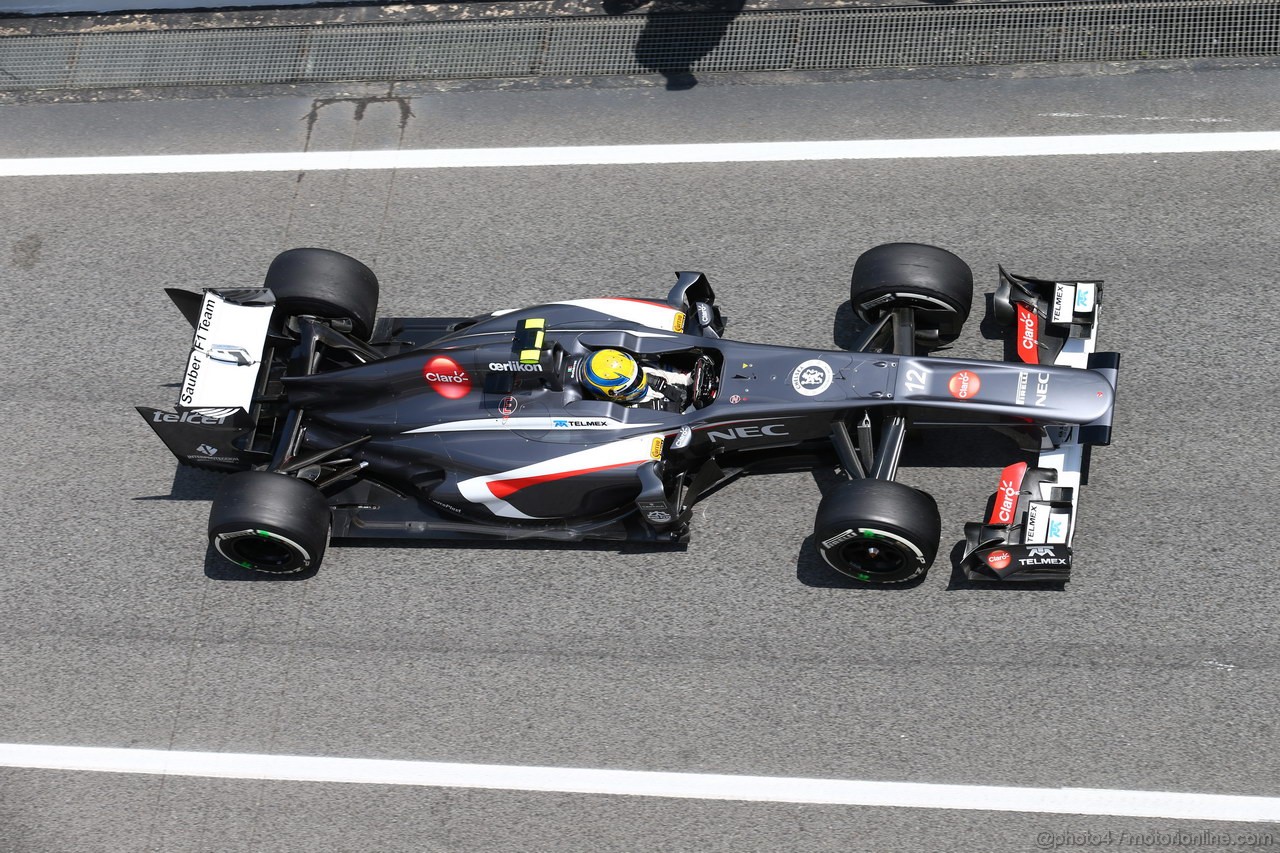 GP SPAGNA, 10.05.2013- Prove Libere 2, Esteban Gutierrez (MEX), Sauber F1 Team C32 