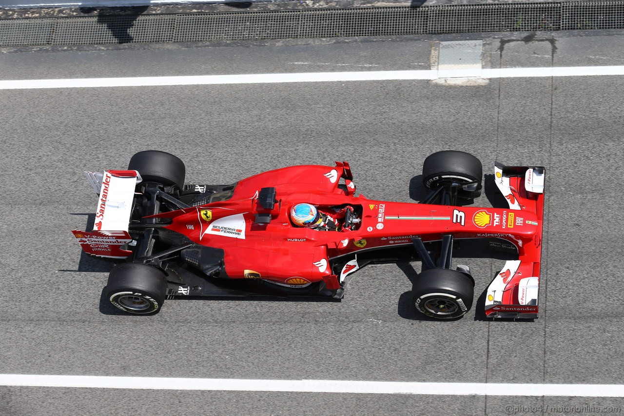 GP SPAGNA, 10.05.2013- Prove Libere 2, Fernando Alonso (ESP) Ferrari F138 