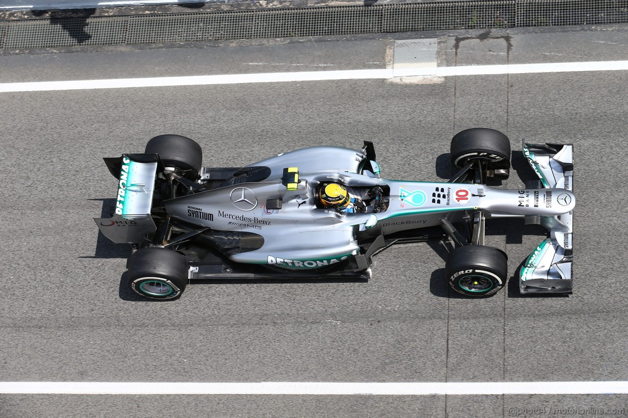 GP SPAGNA, 10.05.2013- Prove Libere 2, Nico Rosberg (GER) Mercedes AMG F1 W04 