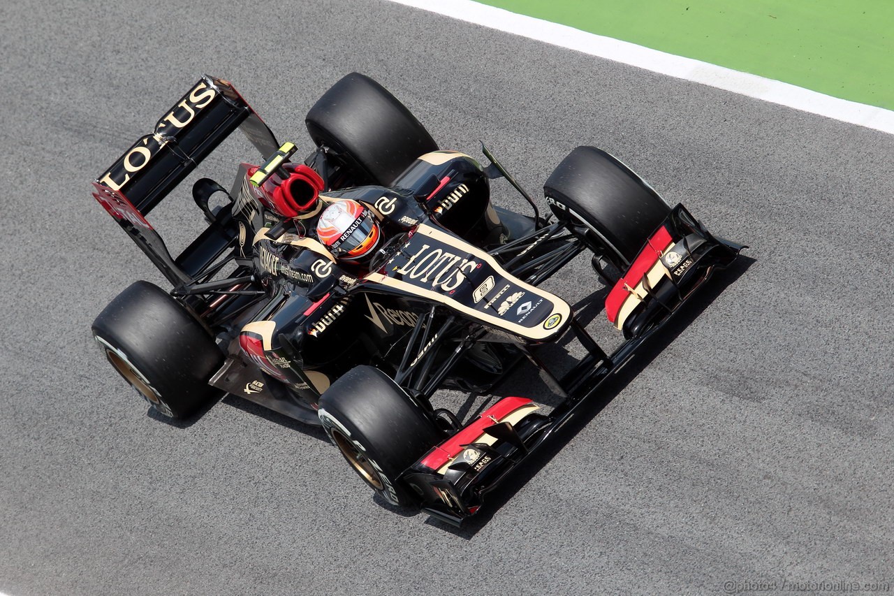 GP SPAGNA, 10.05.2013- Prove Libere 2, Romain Grosjean (FRA) Lotus F1 Team E21 