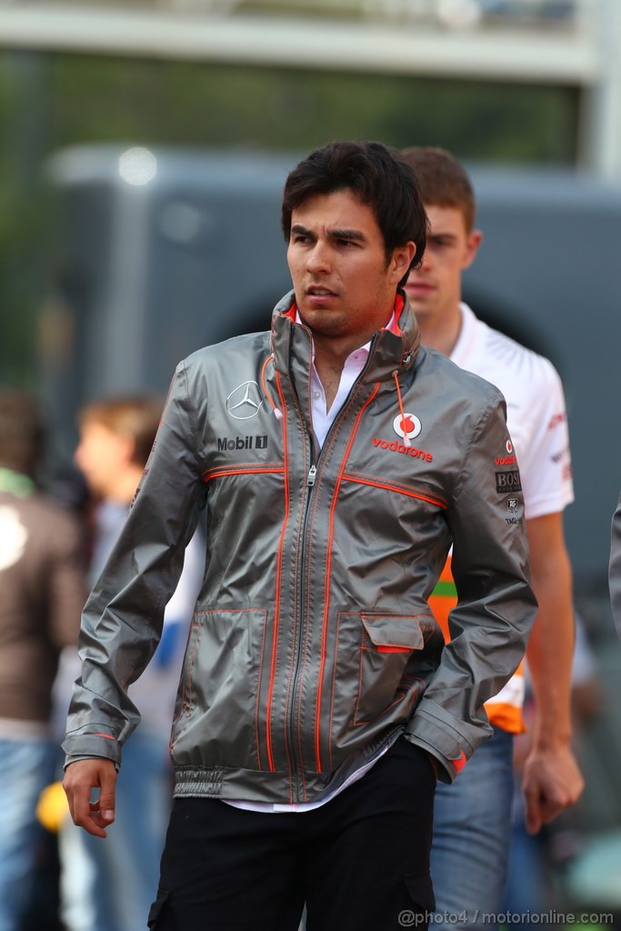 GP SPAGNA, 10.05.2013- Sergio Perez (MEX) McLaren MP4-28 