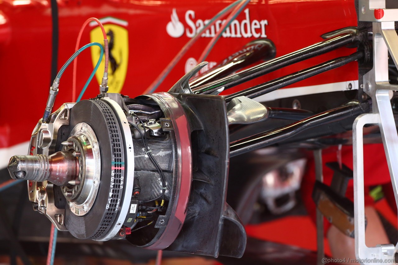GP SPAGNA, 10.05.2013- Ferrari F138, detail 