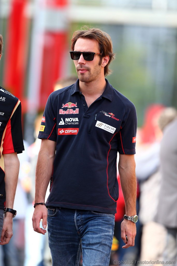GP SPAGNA, 10.05.2013- Jean-Eric Vergne (FRA) Scuderia Toro Rosso STR8 