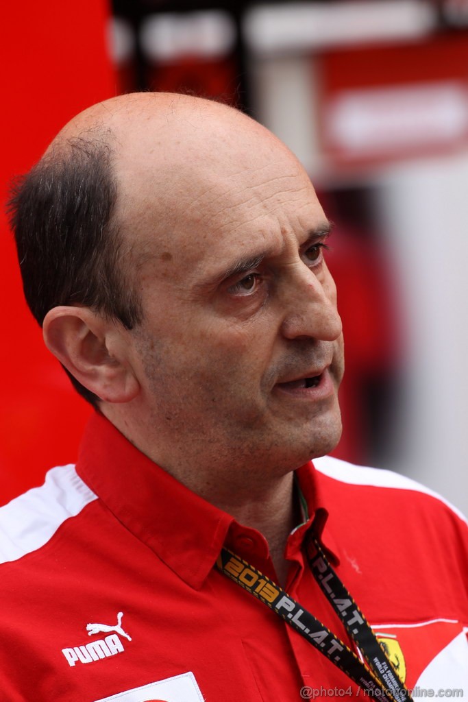 GP SPAGNA, 10.05.2013- Luca Mamorini (ITA) Ferrari Head of Engine e Electronics Department.