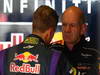 GP SPAGNA, 10.05.2013- Free Practice 2, Adrian Newey (GBR), Red Bull Racing , Technical Operations Director e Sebastian Vettel (GER) Red Bull Racing RB9