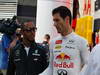 GP SPAGNA, 10.05.2013- Lewis Hamilton (GBR) Mercedes AMG F1 W04 e Mark Webber (AUS) Red Bull Racing RB9 