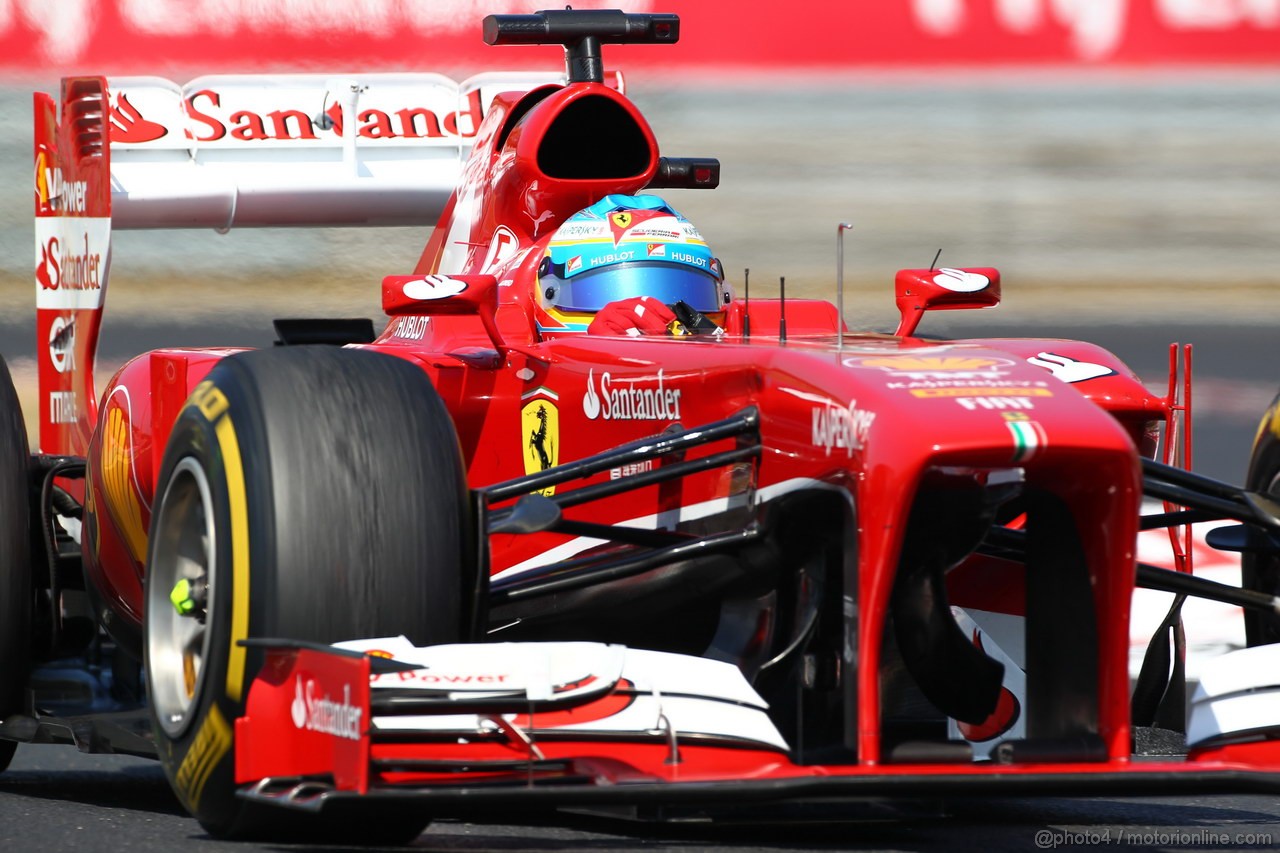 GP UNGHERIA, 28.07.2013- Gara, Fernando Alonso (ESP) Ferrari F138