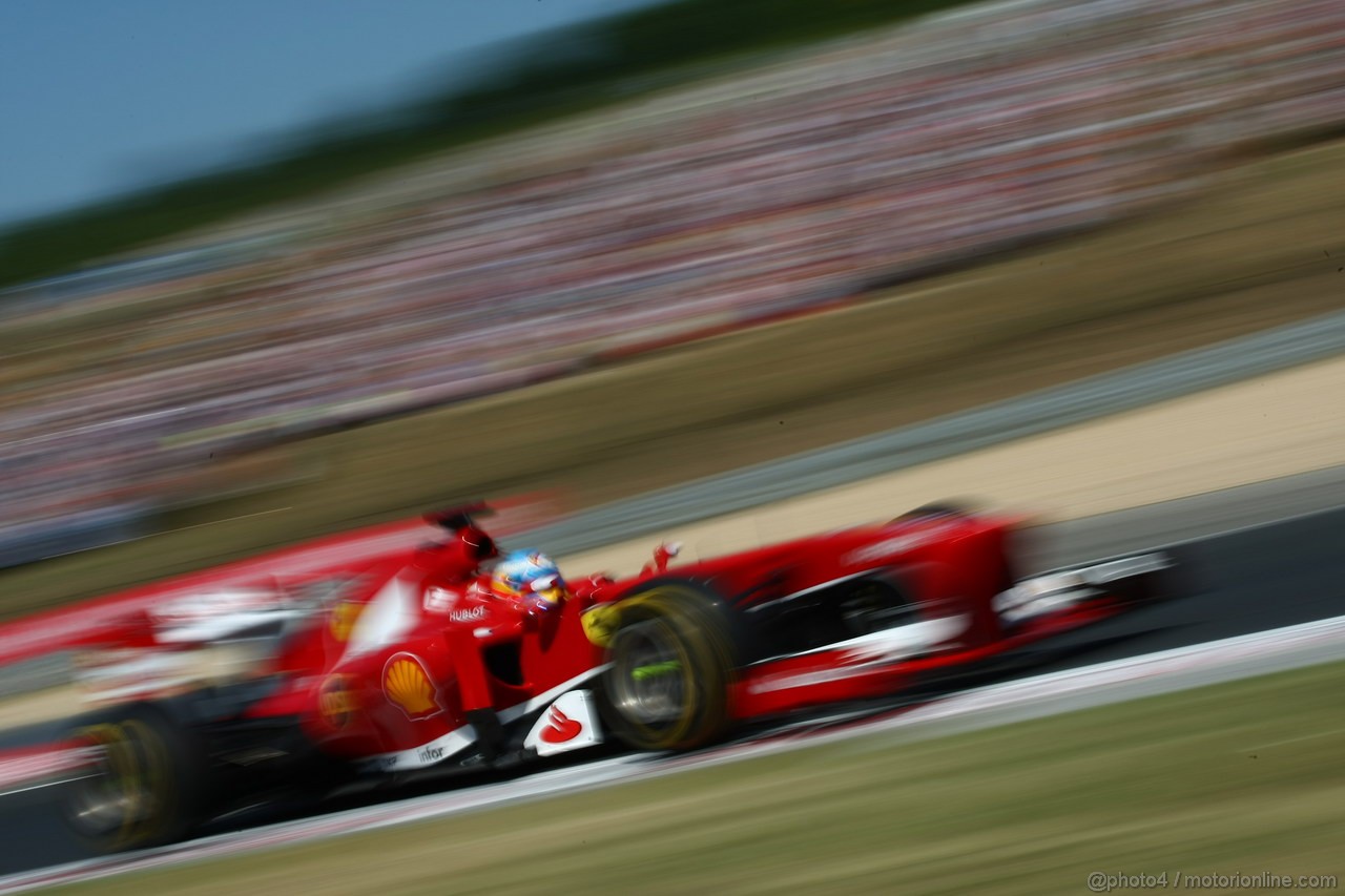 GP UNGHERIA, 28.07.2013- Gara, Fernando Alonso (ESP) Ferrari F138