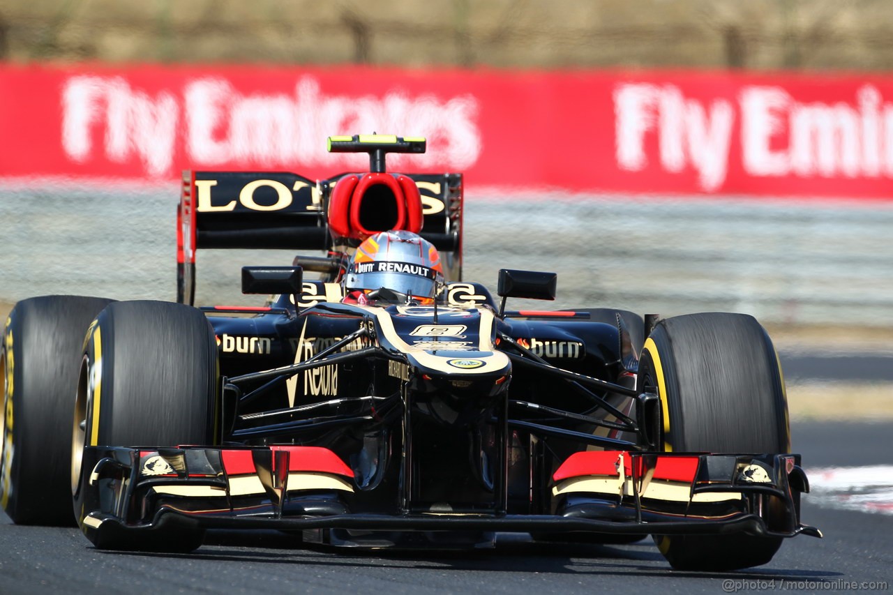 GP UNGHERIA, 28.07.2013- Gara, Romain Grosjean (FRA) Lotus F1 Team E213