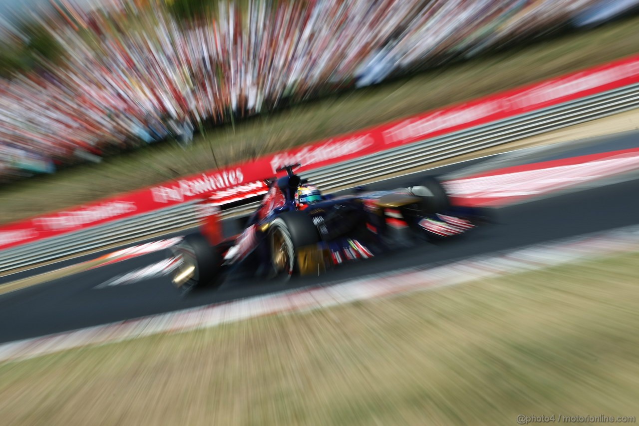 GP UNGHERIA, 28.07.2013- Gara, Jean-Eric Vergne (FRA) Scuderia Toro Rosso STR8