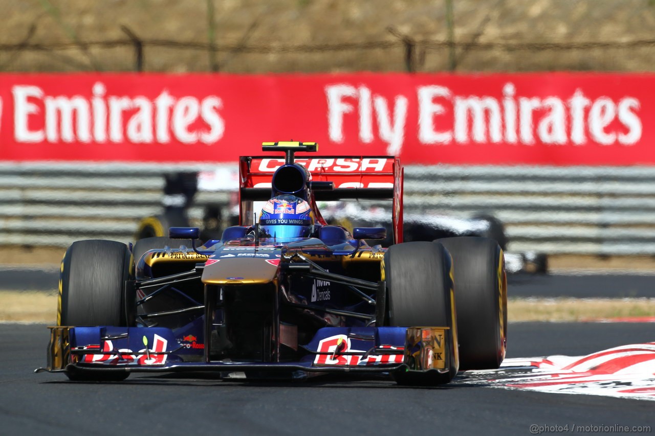 GP UNGHERIA, 28.07.2013- Gara, Jean-Eric Vergne (FRA) Scuderia Toro Rosso STR8