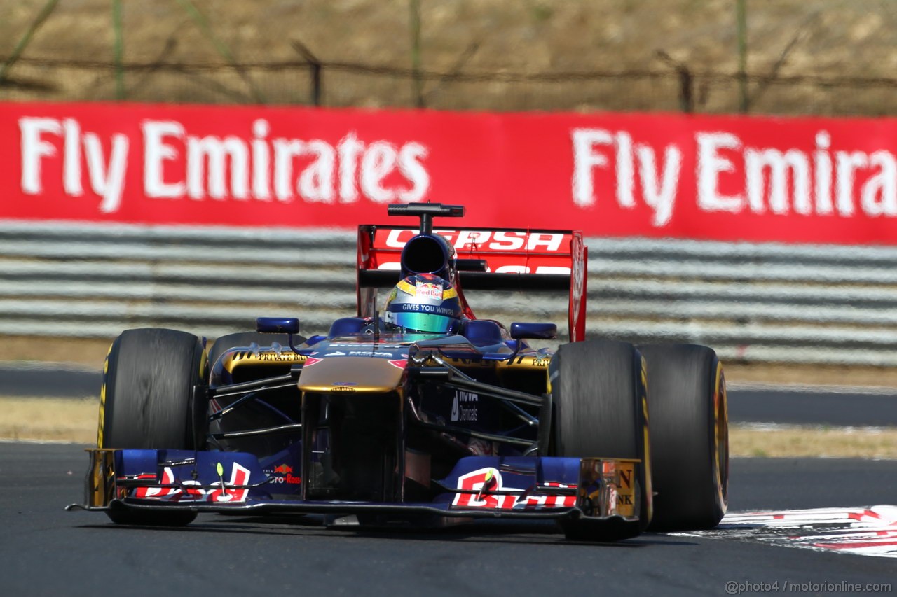 GP UNGHERIA, 28.07.2013- Gara, Daniel Ricciardo (AUS) Scuderia Toro Rosso STR8