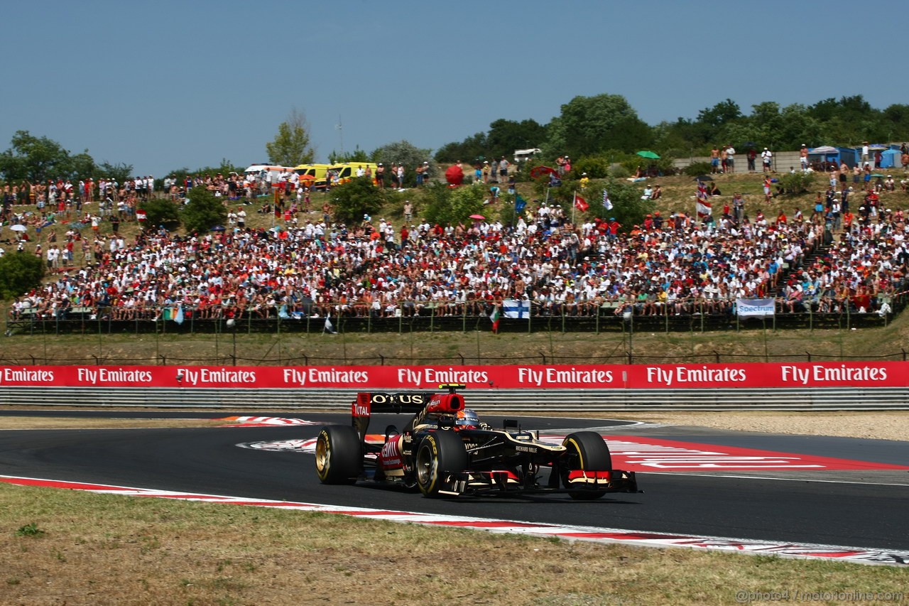 GP UNGHERIA, 28.07.2013- Gara, Romain Grosjean (FRA) Lotus F1 Team E213